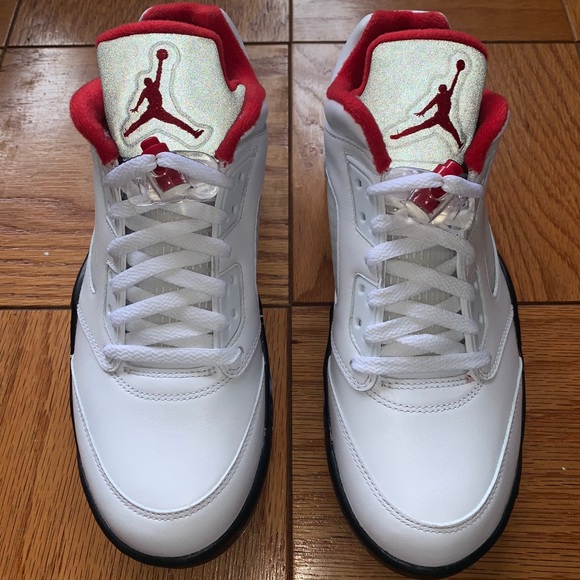 Men's Air Jordan Retro 5 Low Golf 'Fire Red' - Picture 4 of 8